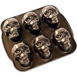 Nordic Ware Haunted Skull Muffin Tray 11.75x10 "
