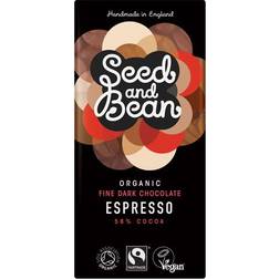 Seed and Bean Organic Company Dark Chocolate with Espresso 85g 4pakk