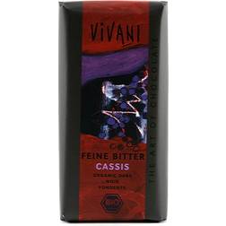 Vivani Dark Chocolate Filled with Cassis 100g