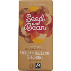Seed and Bean Sicilian Hazelnut & Almond Milk Chocolate 85g