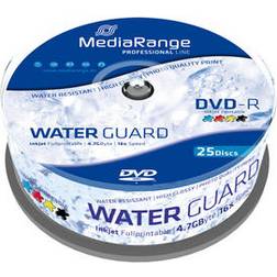 MediaRange DVD-R 4.7GB 16x Spindle 25-Pack Wide Inkjet