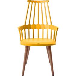 Kartell Comback with wooden legs Stuhl