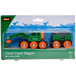 BRIO Clever Crane Wagon 33698