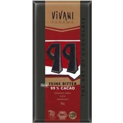 Vivani Dark with 99% Cocoa 80g