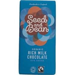 Seed and Bean Organic Rich Milk Chocolate Bar 85g