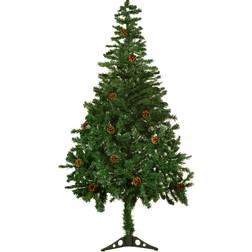 vidaXL Frosted & Cones Christmas Tree 59.1"