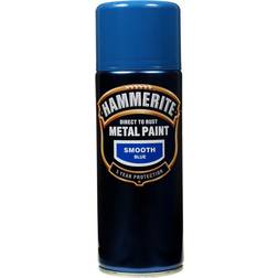Hammerite Direct to Rust Smooth Effect Metallfarbe Blau 0.4L