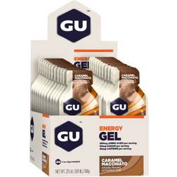 Gu Energy Gels with Caffeine Caramel Machaito 32g x 24 24 Stk.