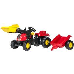 Rolly Toys Rolly Kid Tractor with Frontloader & Trailer