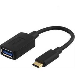 USB C - USB A 3.0 Adapter M-F 0.2m