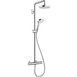 Hansgrohe Croma Select S 180 Showerpipe 2jet Weiß