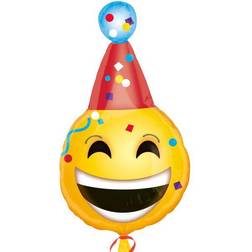 Amscan Foil Ballon Emoticon Party Hat SuperShape