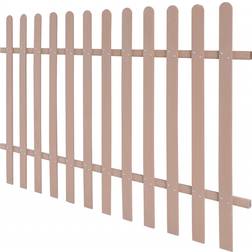 vidaXL WPC Picket Fence 78.7x47.2"