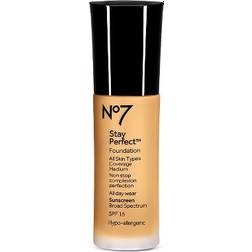 No7 Stay Perfect Foundation Deeply Honey