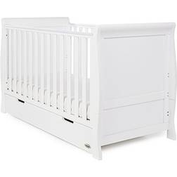 OBaby Stamford Sleigh Cot Bed 76x154cm