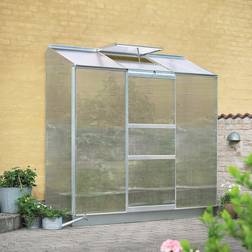 Halls Greenhouses Wall Garden 26 1.3m² 4mm Aluminium Polykarbonat