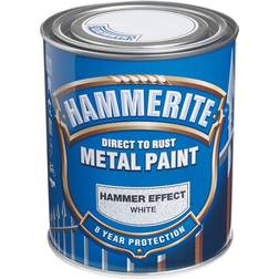 Hammerite Hammer Metallmaling Hvit 0.75L