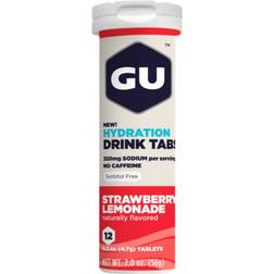 Gu Hydration Drink Tabs Strawberry Lemonade 12 pcs