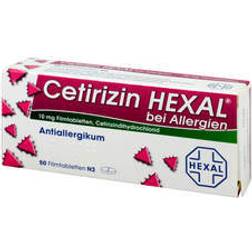 Cetirizine Bei Allergien 50 Stk. Tablette