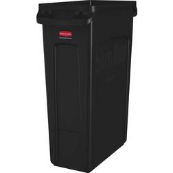 Rubbermaid Slim Jim Waste Container with Venting Channels 22.983gal