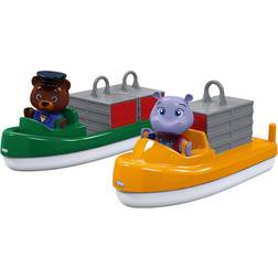 Aquaplay Carrier + Transport Boat + 2 Puppets