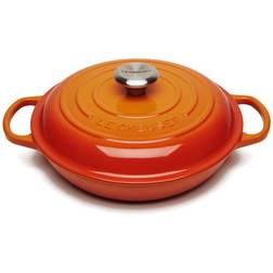 Le Creuset Volcanic Signature Cast Iron Round with lid 0.92 gal 10.2 "