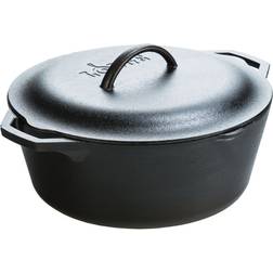 Lodge Cast Iron Dutch Oven with lid 1.749 gal 12.75 "