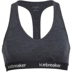 Icebreaker Sprite Racerback Sports Bra - Gritstone Heather