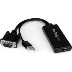 HDMI-VGA/USB A M-F 0.3m