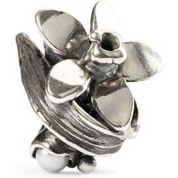 Trollbeads Narcissus of December Bead Charm - Silver