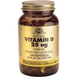 Solgar D-Vitamin 25 ug (1000 IU) 100 Stk.