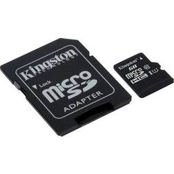 Kingston Canvas Select MicroSDHC Class 10 UHS-I U1 80/10MB/s 16GB +Adapter