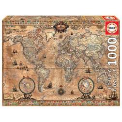 Educa Antique World Map 1000 Pieces