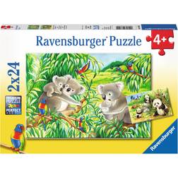 Ravensburger Sweet Koalas & Pandas 2x24 Pieces