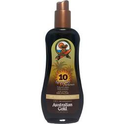 Australian Gold Spray Gel Sunscreen with Instant Bronzer SPF10 237ml