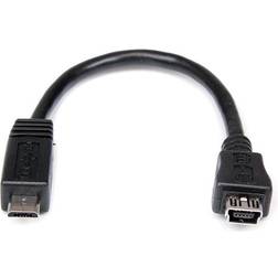 USB Micro-A - USB Mini-B 0.2m