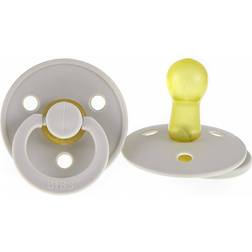 Bibs Classic Latex Round Pacifier Size 2, 6-18m