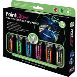 PaintGlow Glow in the Dark Face & Body Paint Kit