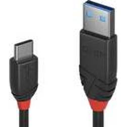 Black Line USB A-USB C 3.1 1.5m