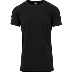 Urban Classics Pleat Raglan T-shirt - Black