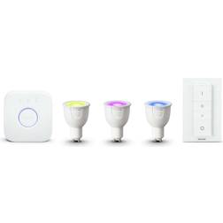 Philips Hue White And Color Ambiance LED Lamps 6.5W GU10 3-pack Starter Kit