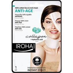 Iroha Anti-Age Face & Neck Sheet Mask Collagen 1fl oz