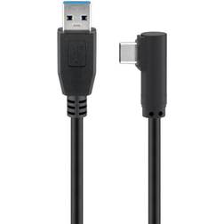 90°Angled USB A - USB C 3.1 (Gen.1) 0.5m