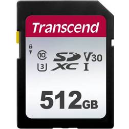 Transcend 300S SDXC Class 10 UHS-I U3 V30 95/45MB/s 512GB