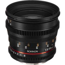 Rokinon 50mm T1.5 AS UMC Cine DS for Canon EF