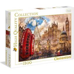 Clementoni High Quality Collection Vintage London 1500 Pieces