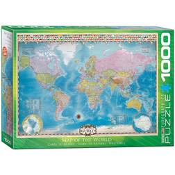 Eurographics Map of the World 1000 Pieces