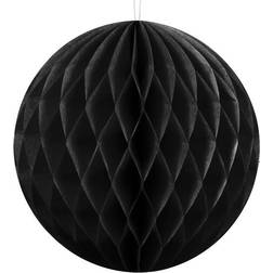 PartyDeco Honeycomb Ball 10cm Black
