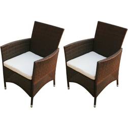 vidaXL 43123 2-pack Garden Dining Chair