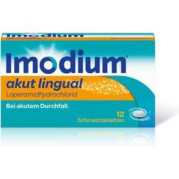 Imodium Akut Lingual 2mg 12 Stk. Im Mund auflösende Tablette